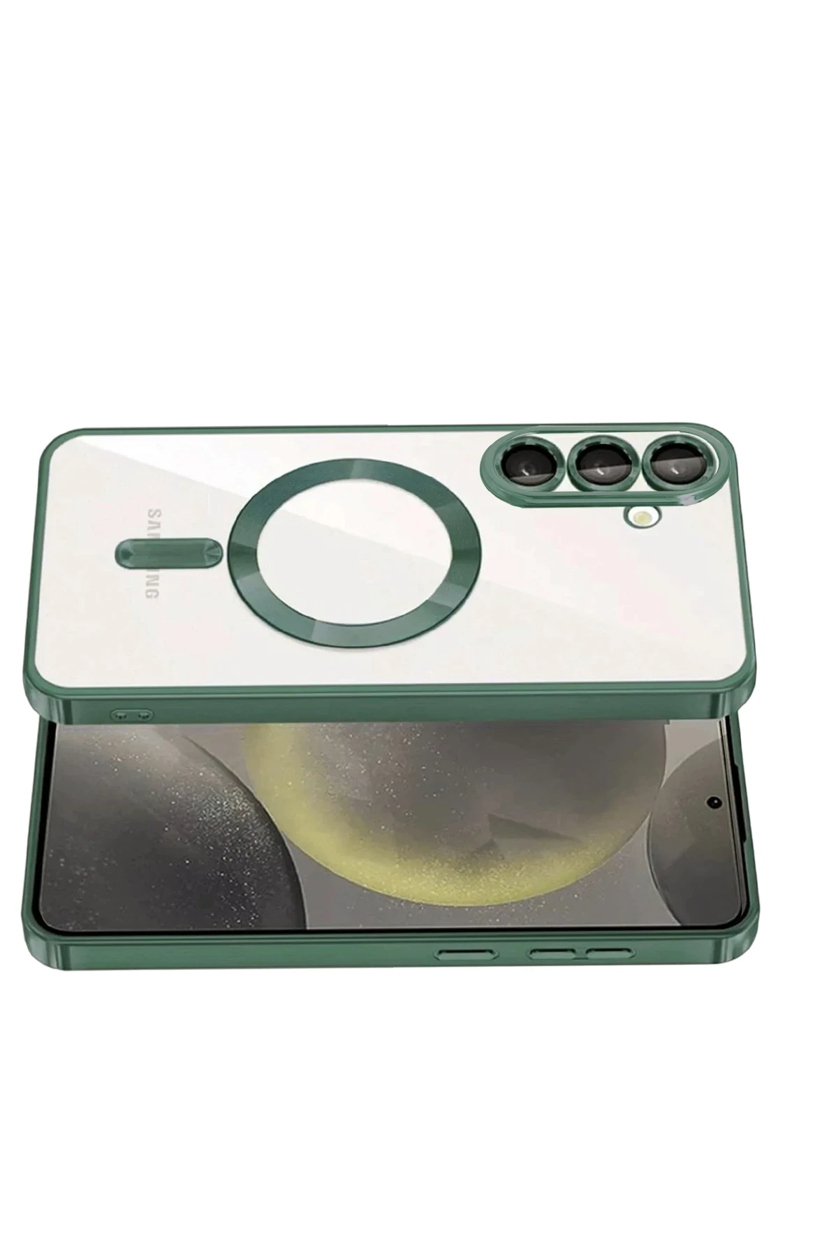 Newface Samsung Galaxy S26 Kross Magneticsafe Kapak - Koyu Yeşil