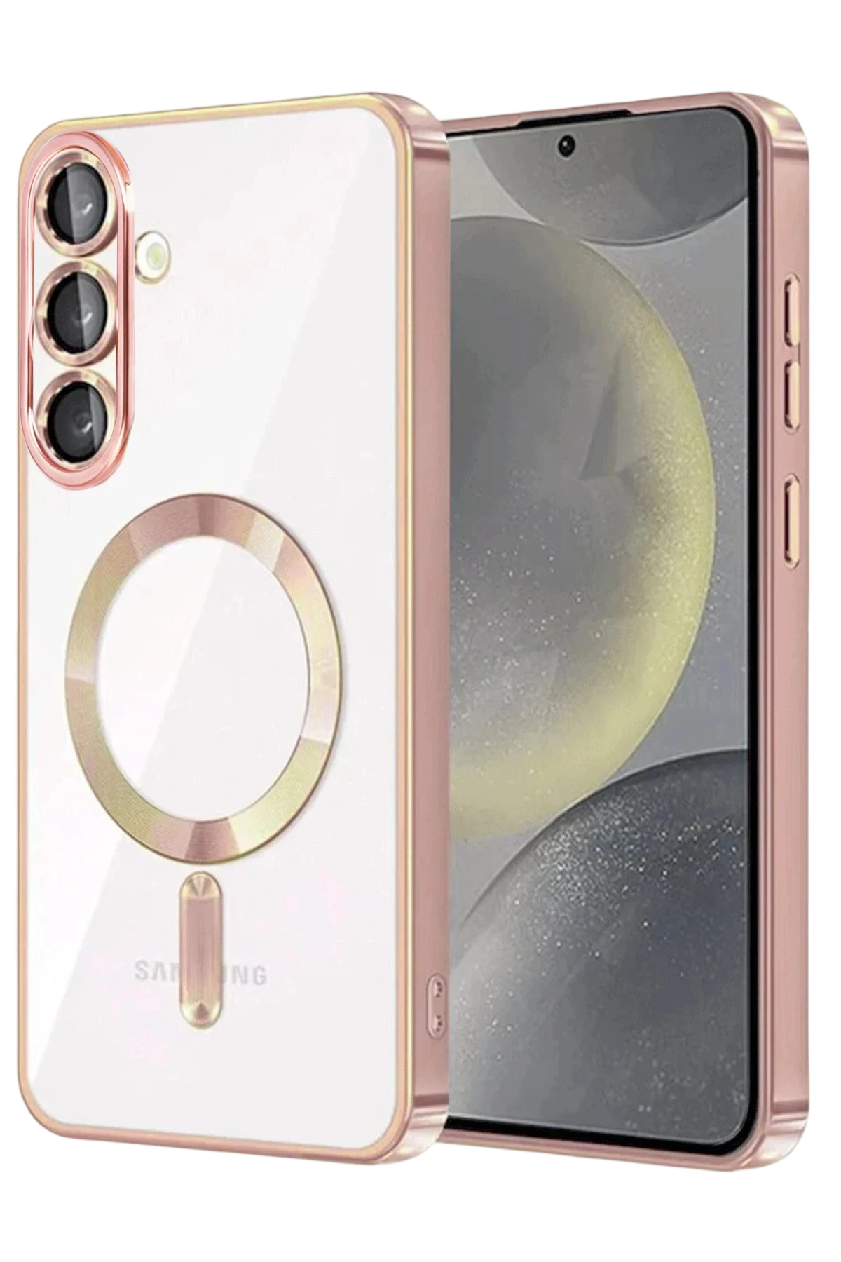 Newface Samsung Galaxy S26 Plus Kross Magneticsafe Kapak - Rose
