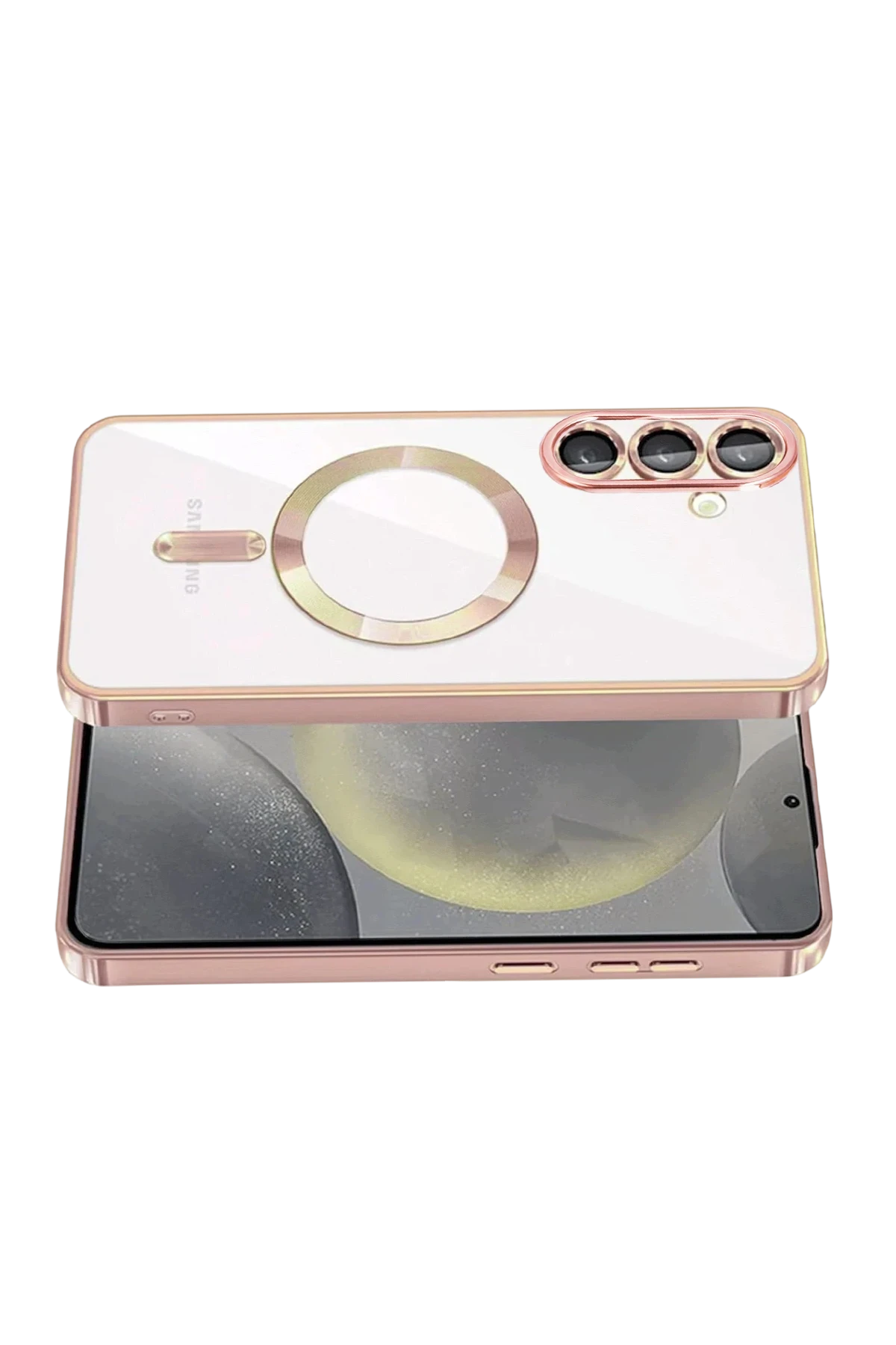 Newface Samsung Galaxy S26 Plus Kross Magneticsafe Kapak - Rose