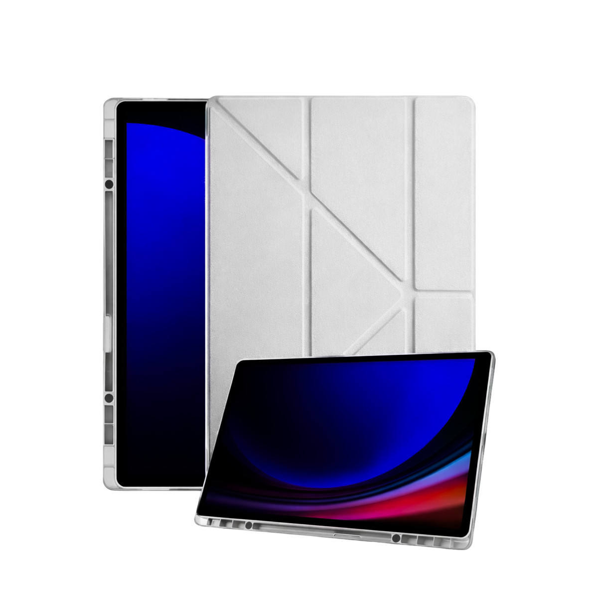 Newface Samsung Galaxy X730 Tab S11 Kalemlikli Mars Tablet Kılıfı - Gri — görsel 3