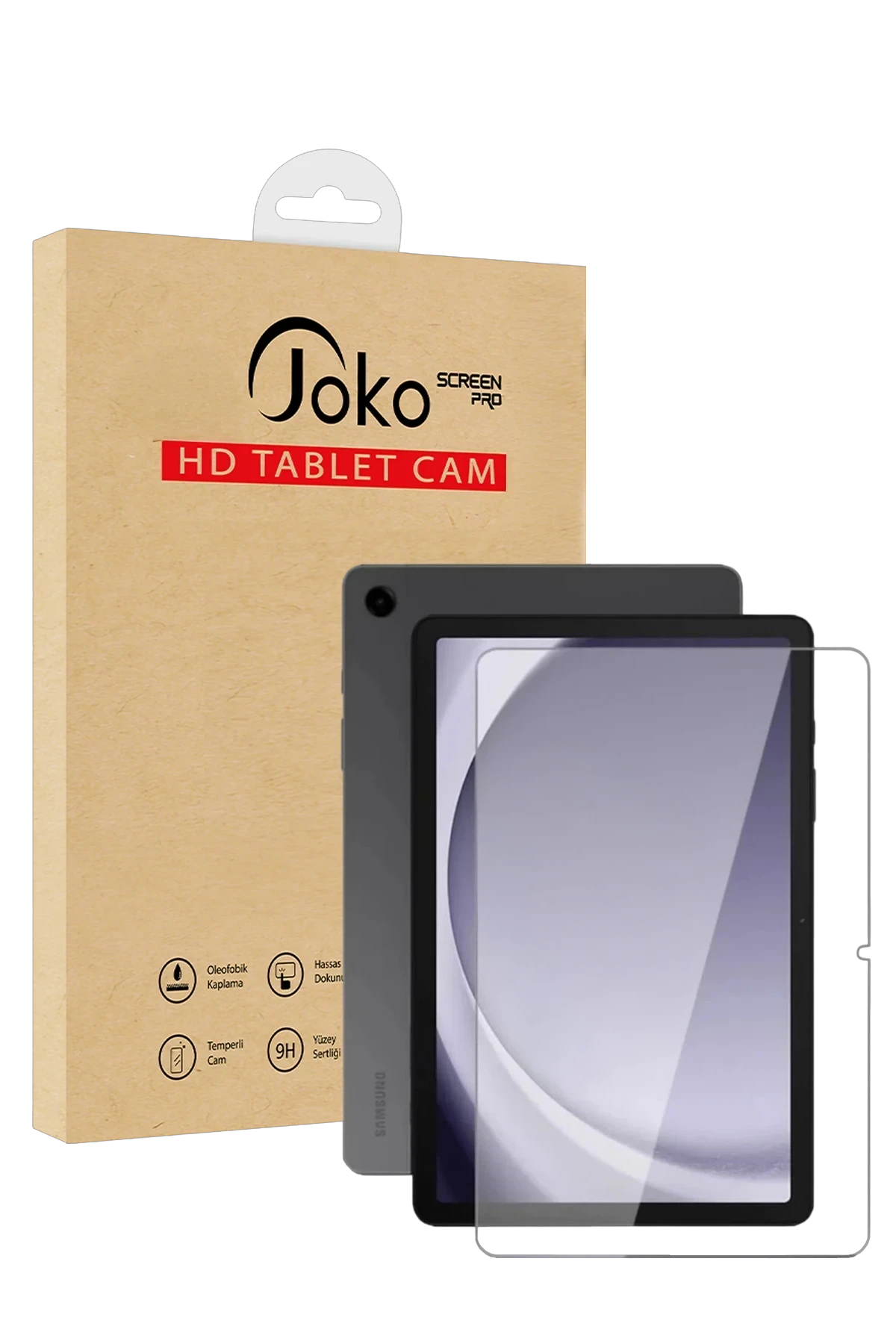 Joko Samsung Galaxy Tab A9 HD Tablet Cam Ekran Koruyucu - Şeffaf