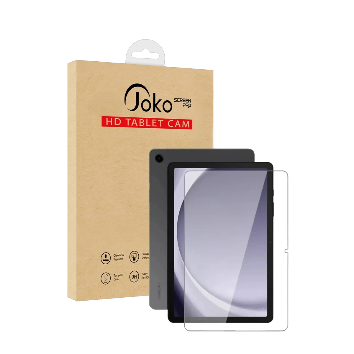 Joko Samsung Galaxy Tab A9 HD Tablet Cam Ekran Koruyucu - Şeffaf — görsel 3
