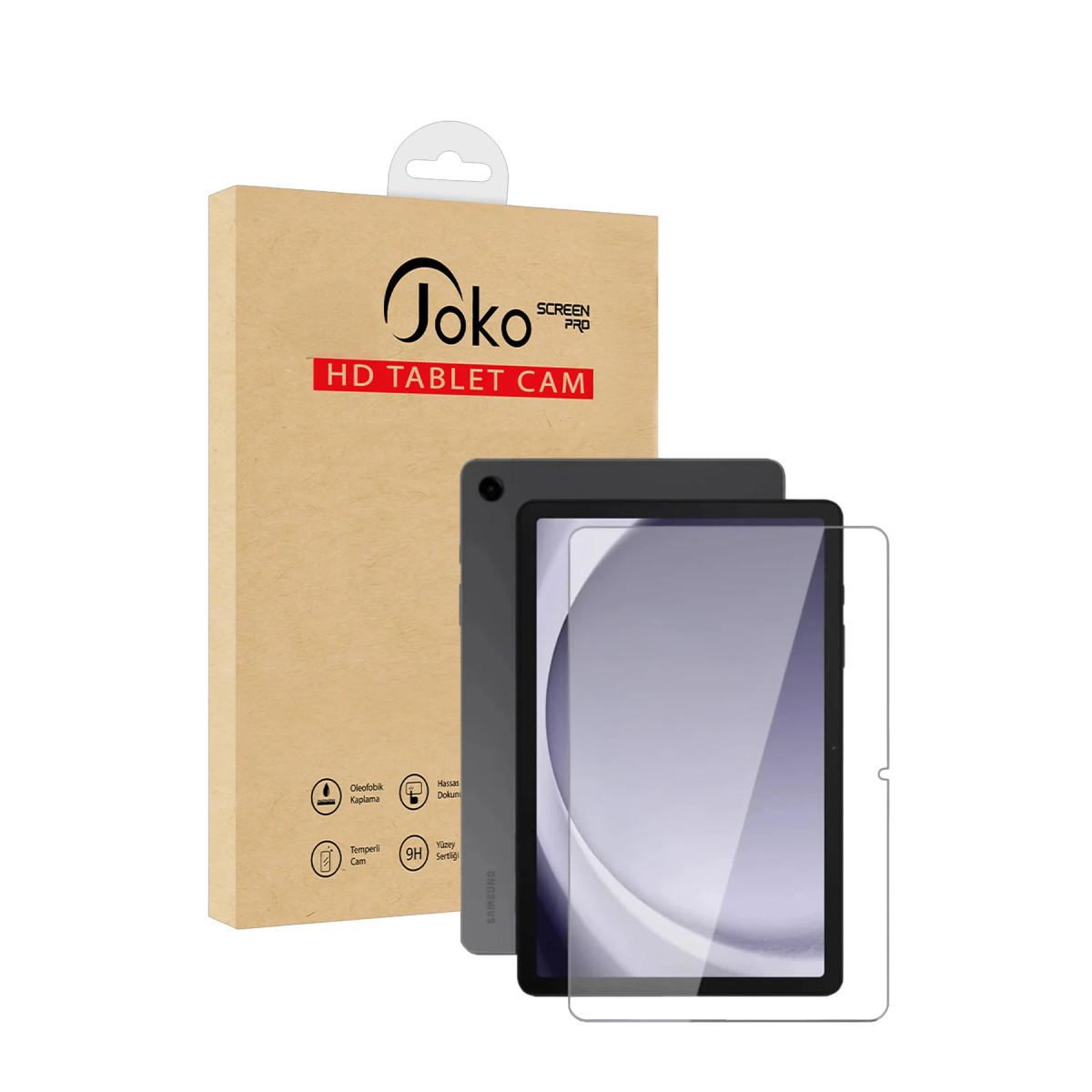 Joko Samsung Galaxy Tab A9 Plus HD Tablet Cam Ekran Koruyucu - Şeffaf — görsel 5