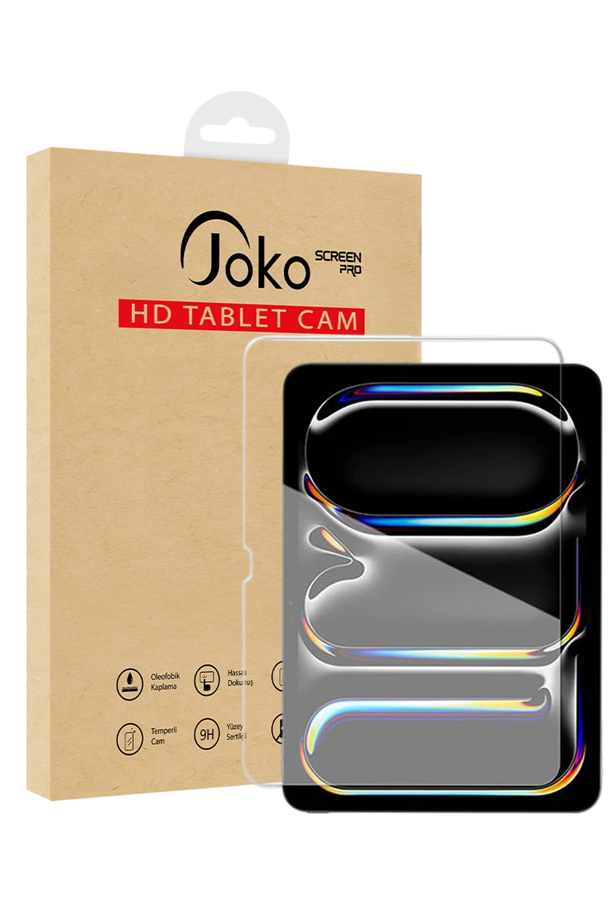 Joko Apple iPad Air 13 (2024) HD Tablet Cam Ekran Koruyucu - Şeffaf