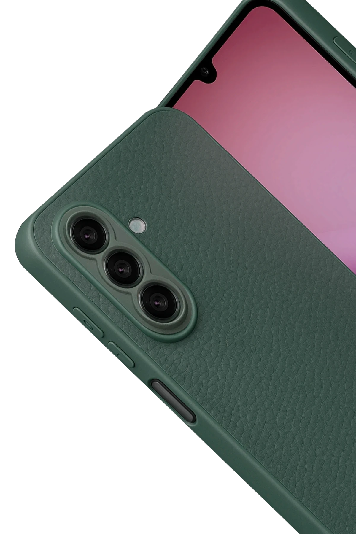 Newface Samsung Galaxy A17 5G Thermax Silikon Kılıf - Koyu Yeşil