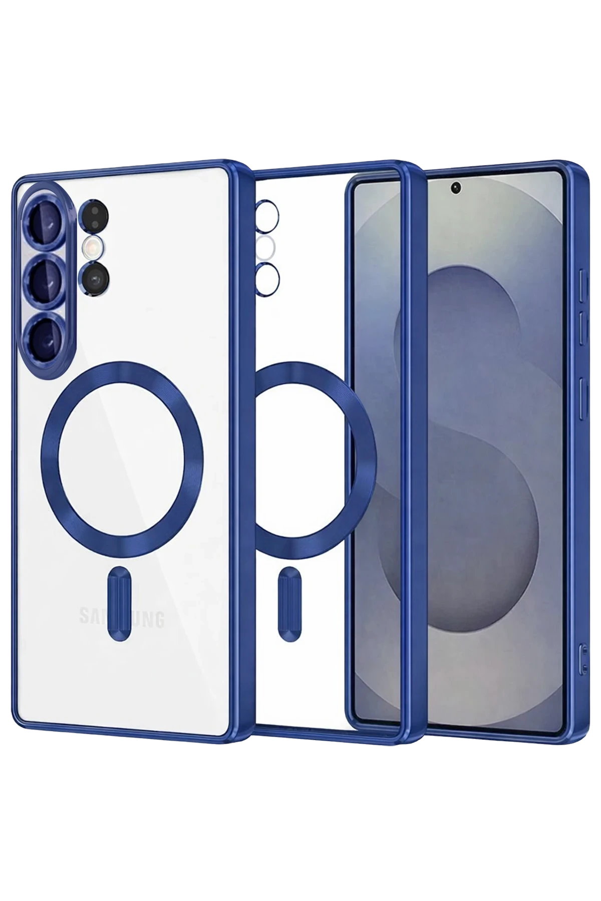 Newface Samsung Galaxy S26 Ultra Kross Magneticsafe Kapak - Lacivert