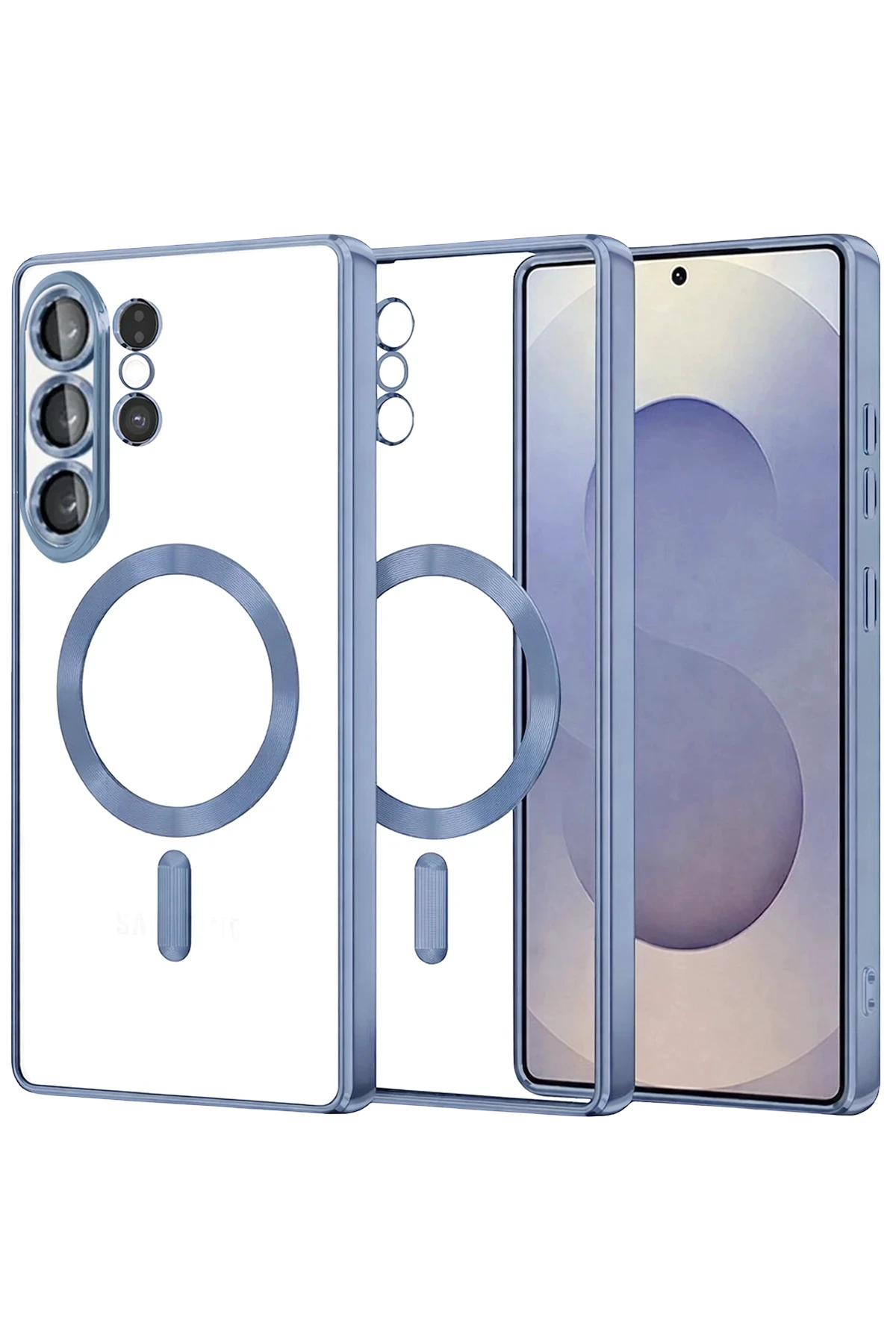 Newface Samsung Galaxy S26 Ultra Kross Magneticsafe Kapak - Sierra Blue