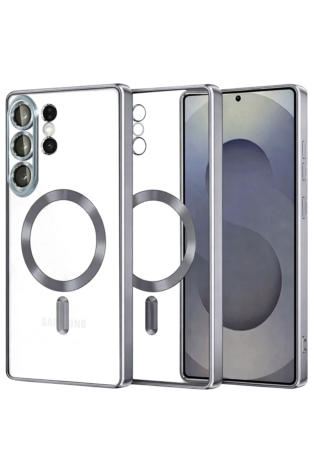 Newface Samsung Galaxy S26 Ultra Kross Magneticsafe Kapak - Titan Gri