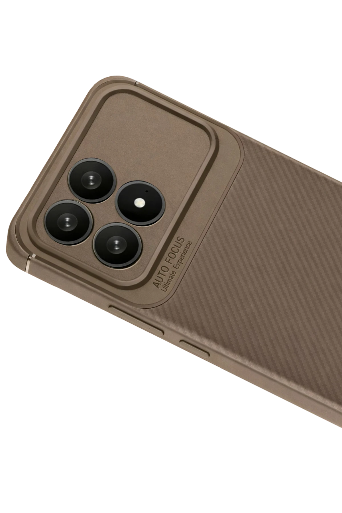 Newface Xiaomi Poco F8 Pro Auto Focus Karbon Kapak - Kahverengi