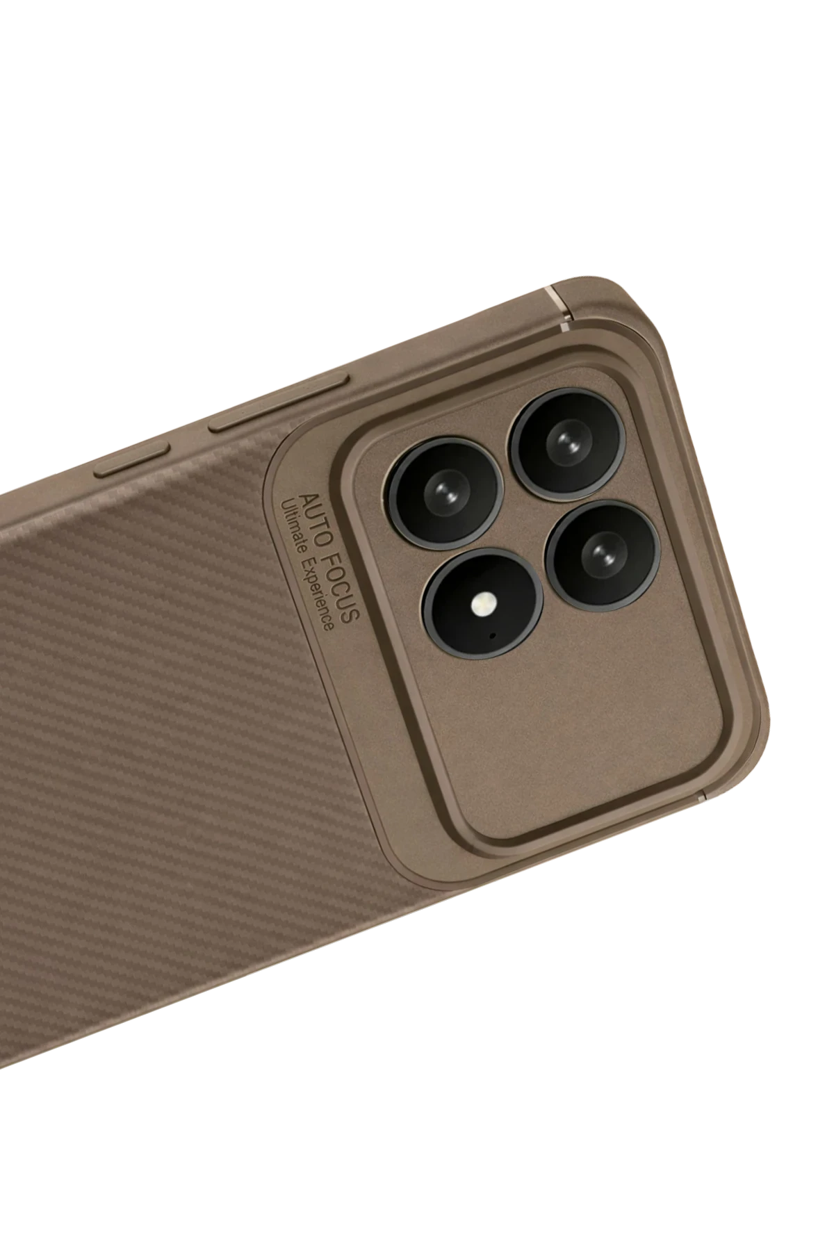 Newface Xiaomi Poco F8 Pro Auto Focus Karbon Kapak - Kahverengi