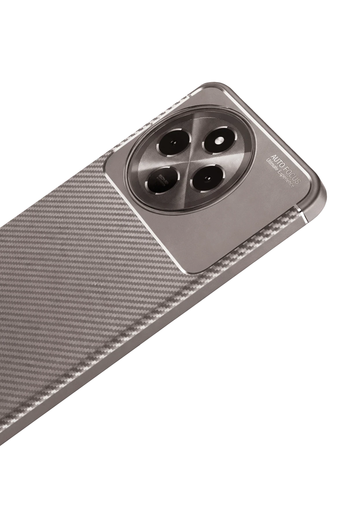 Newface Tecno Spark 30 Pro Kılıf Auto Focus Karbon Kapak - Gri