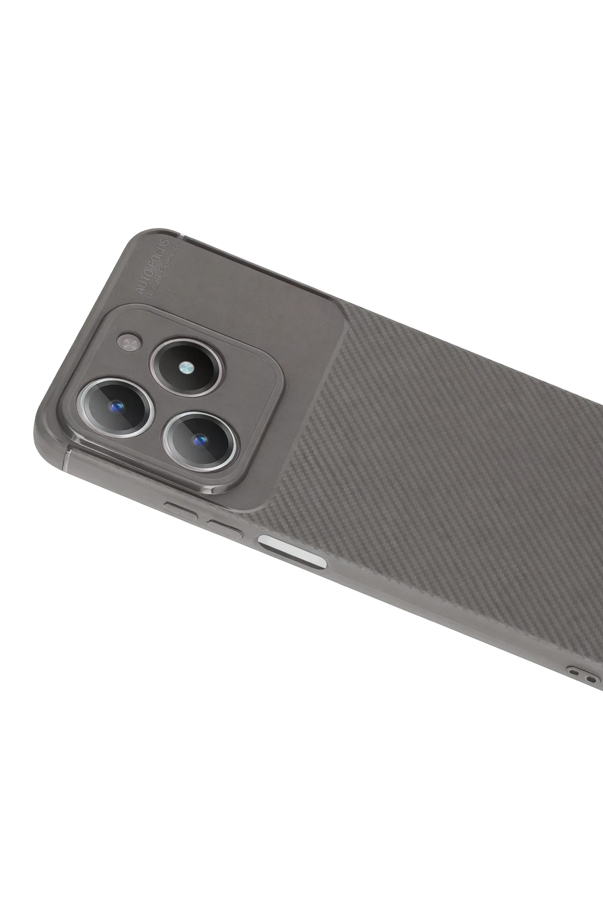 Newface Realme C61 Kılıf Auto Focus Karbon Kapak - Gri