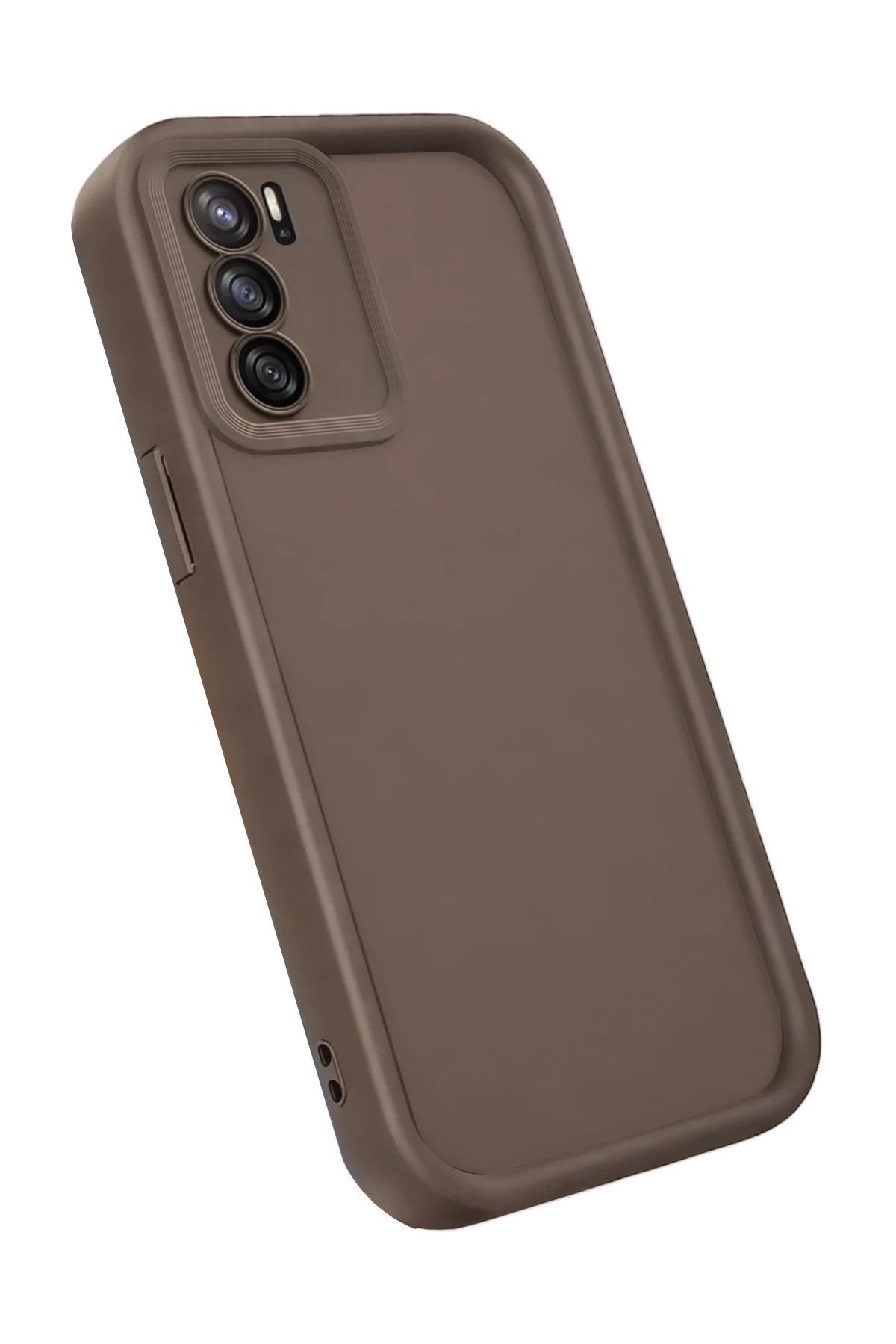 Newface Oppo A16 Kılıf Viera Silikon - Kahverengi