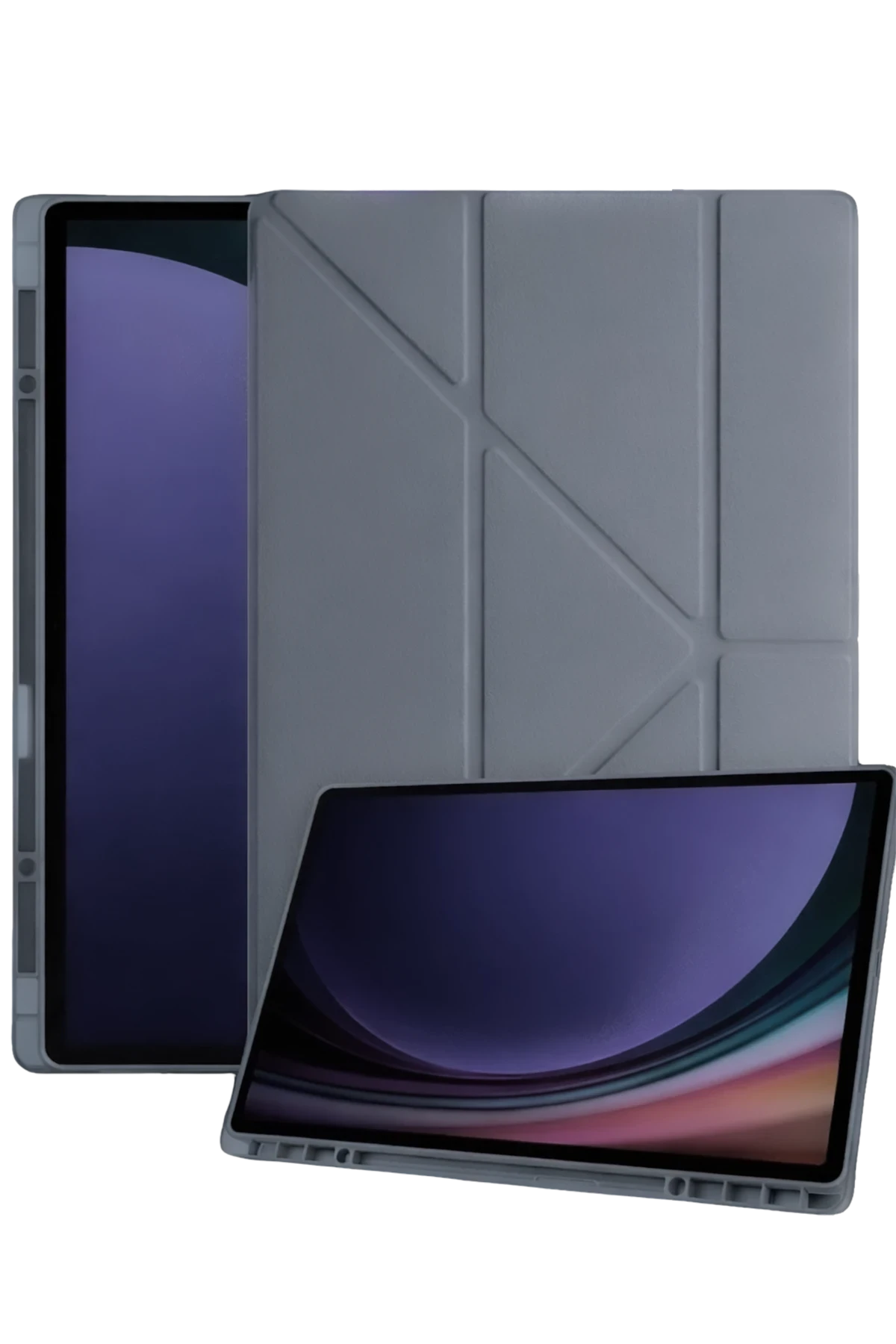 Newface Samsung Galaxy X730 Tab S11 Kalemlikli Mars Tablet Kılıfı - Koyu Gri