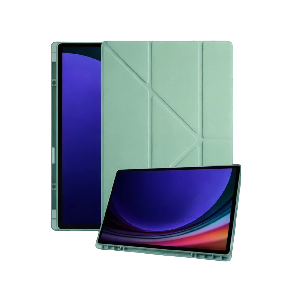 Newface Samsung Galaxy Tab A11 Kalemlikli Mars Tablet Kılıfı - Açık Yeşil — görsel 2
