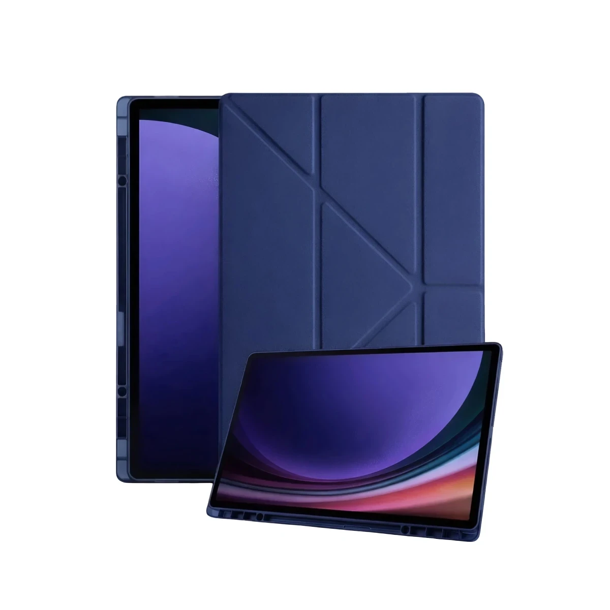 Newface Samsung Galaxy Tab A11 Plus Kalemlikli Mars Tablet Kılıfı - Lacivert