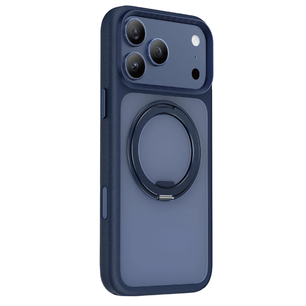 Keephone Apple iPhone 17 Pro Max Omega Magsafe Standlı Kapak - Lacivert