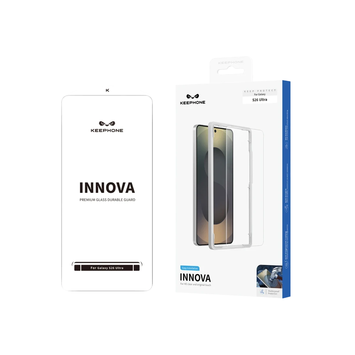 Keephone Samsung Galaxy S26 Innova HD Cam Ekran Koruyucu - Şeffaf