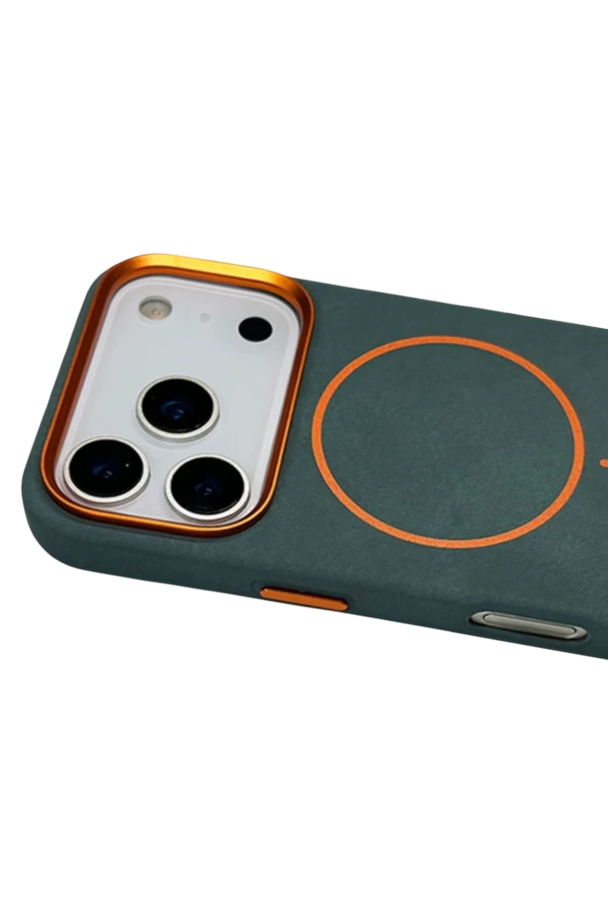 Joko Apple iPhone 17 Pro Max Luno Deri Magsafe Kapak - Yeşil
