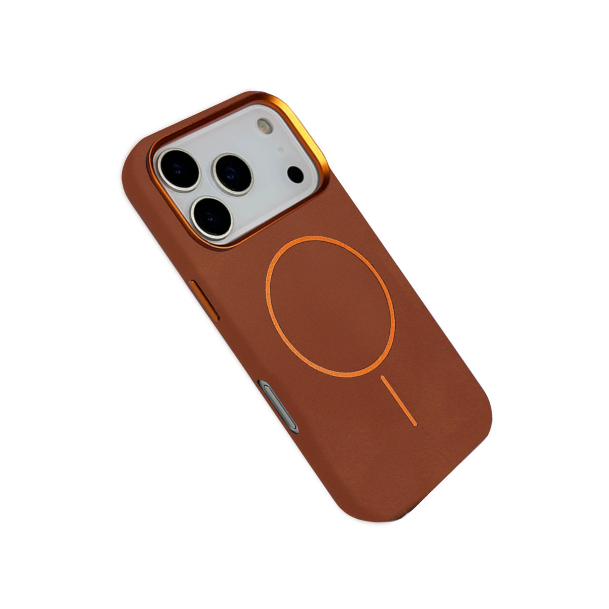 Joko Apple iPhone 17 Pro Max Luno Deri Magsafe Kapak - Kahverengi — görsel 8