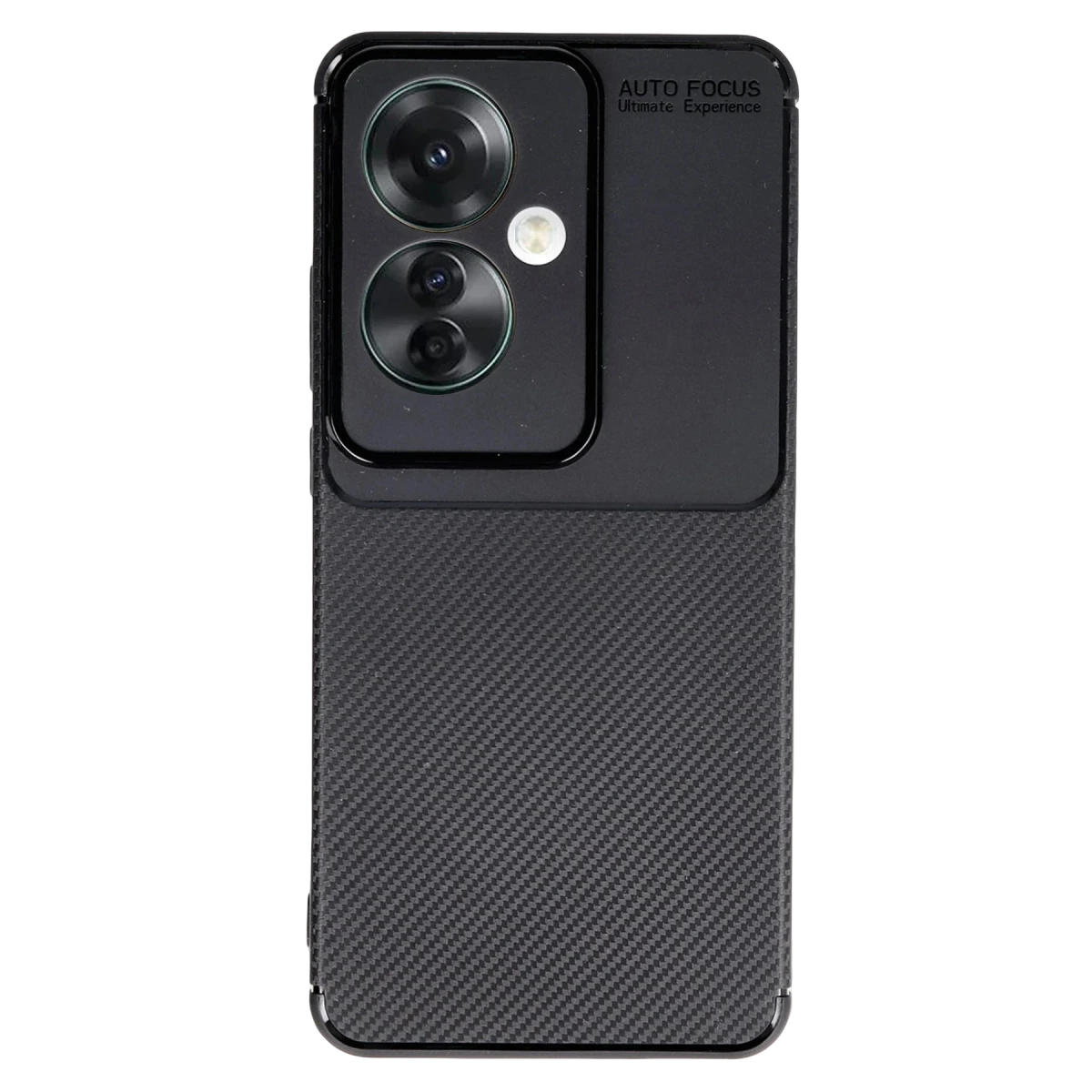 Newface Oppo Reno 11F Kılıf Auto Focus Karbon Kapak - Siyah — görsel 4