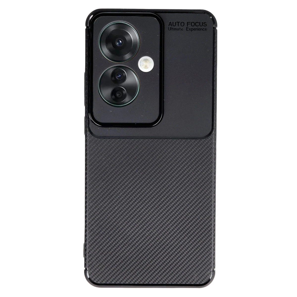 Newface Oppo Reno 11F Kılıf Auto Focus Karbon Kapak - Siyah — görsel 7