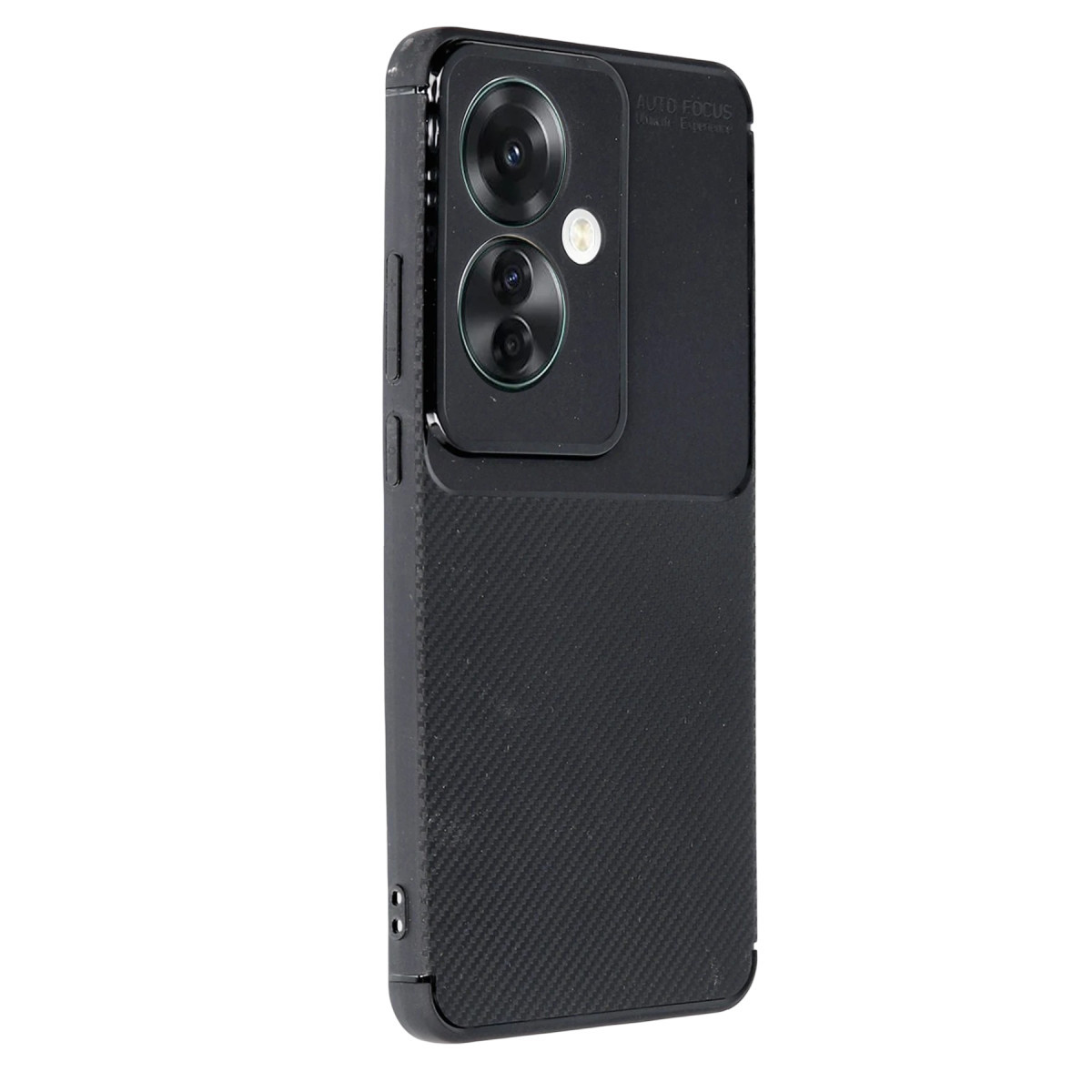 Newface Oppo Reno 11F Kılıf Auto Focus Karbon Kapak - Siyah — görsel 8
