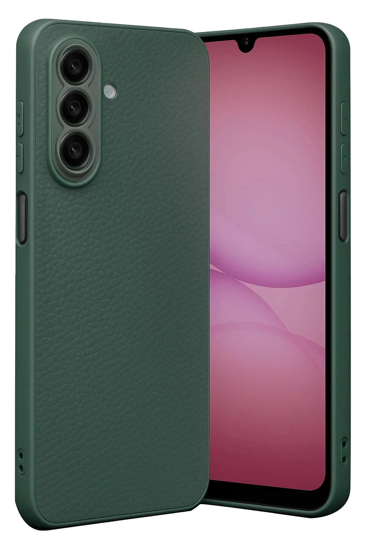 Newface Samsung Galaxy A37 5G Thermax Silikon Kılıf - Koyu Yeşil