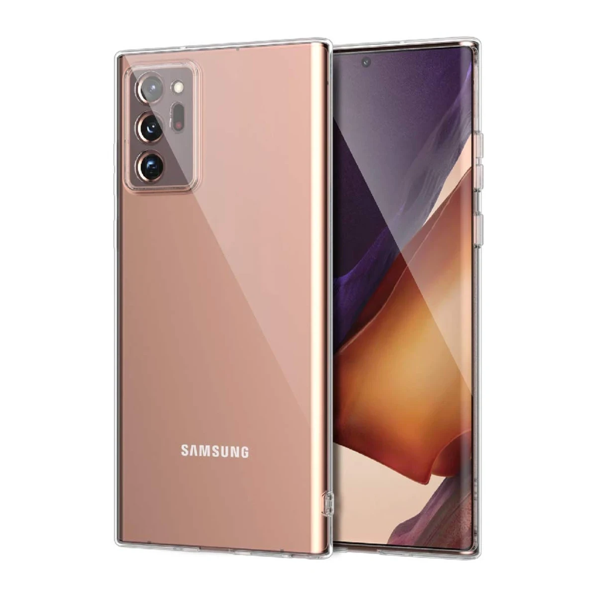 Newface Samsung Galaxy Note 20 Ultra Kılıf Lüx Şeffaf Silikon — görsel 4