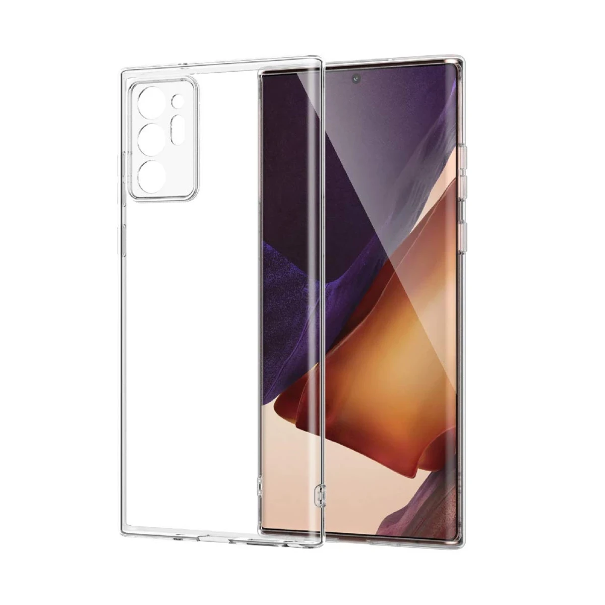 Newface Samsung Galaxy Note 20 Ultra Kılıf Lüx Şeffaf Silikon — görsel 5