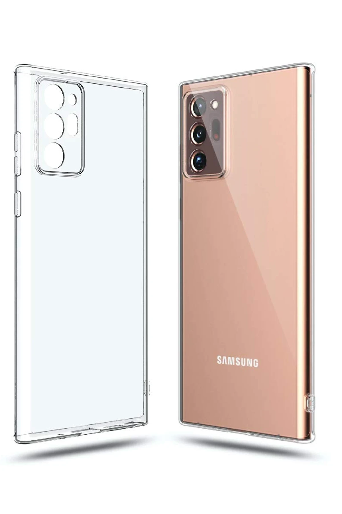 Newface Samsung Galaxy Note 20 Ultra Kılıf Lüx Şeffaf Silikon — görsel 3