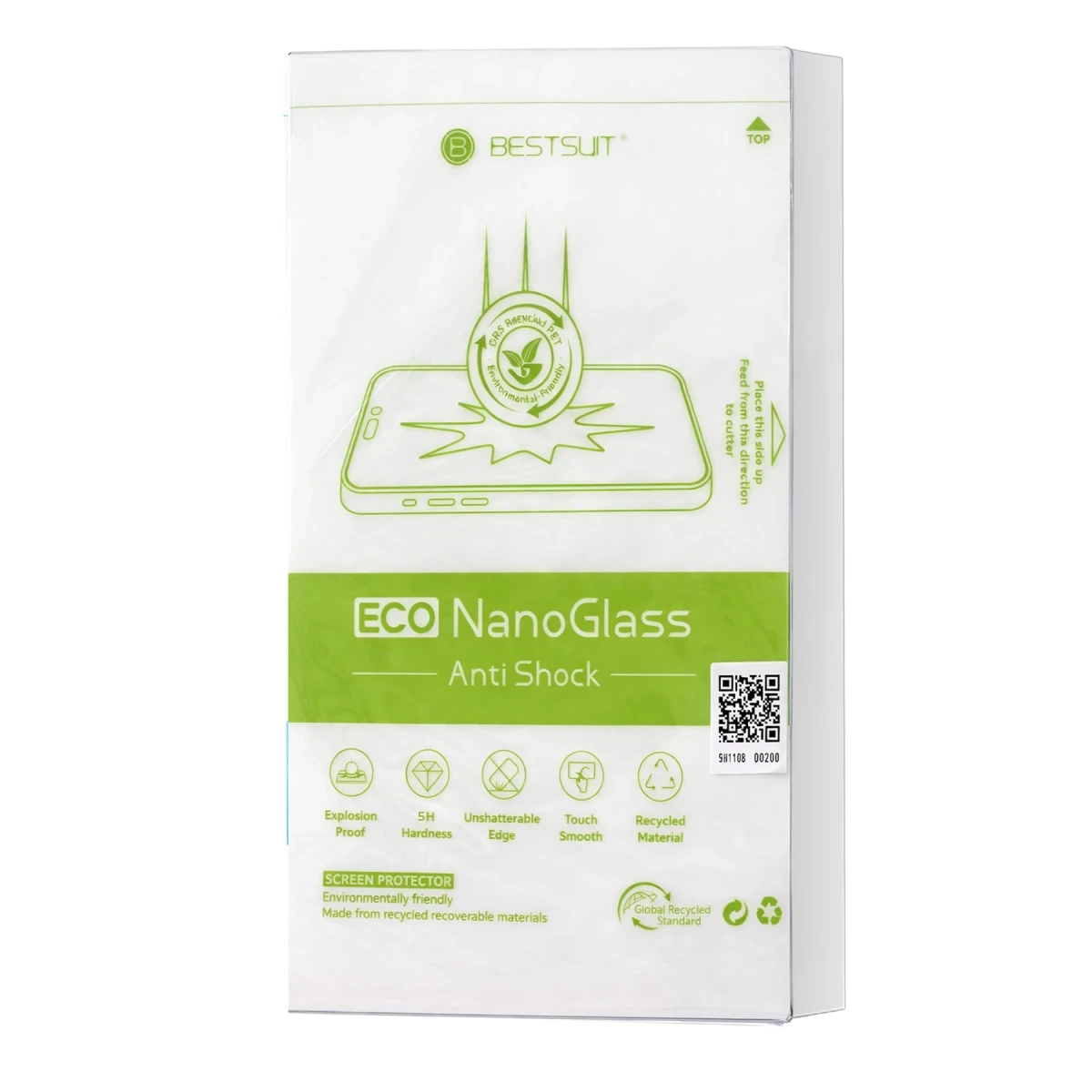 Best Suit Makine 5H Eco Nano Cam Ekran Koruyucu 10 Adet — görsel 2