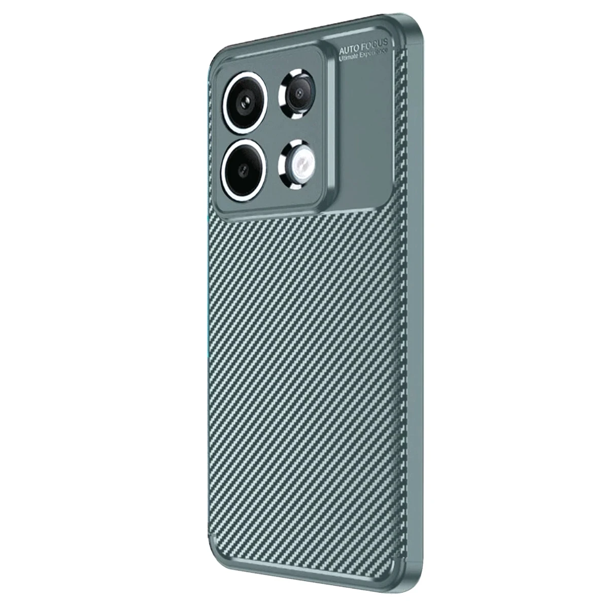 Newface Xiaomi Redmi Note 13 Pro 4G Kılıf Auto Focus Karbon Kapak - Gri — görsel 5