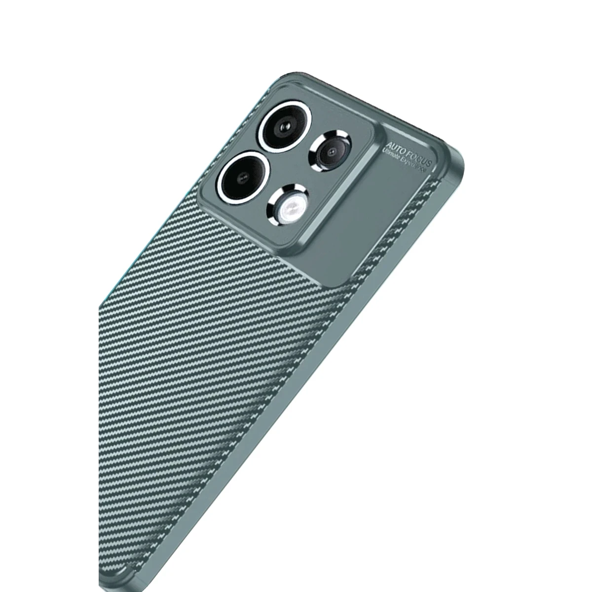 Newface Xiaomi Redmi Note 13 Pro 4G Kılıf Auto Focus Karbon Kapak - Gri — görsel 6