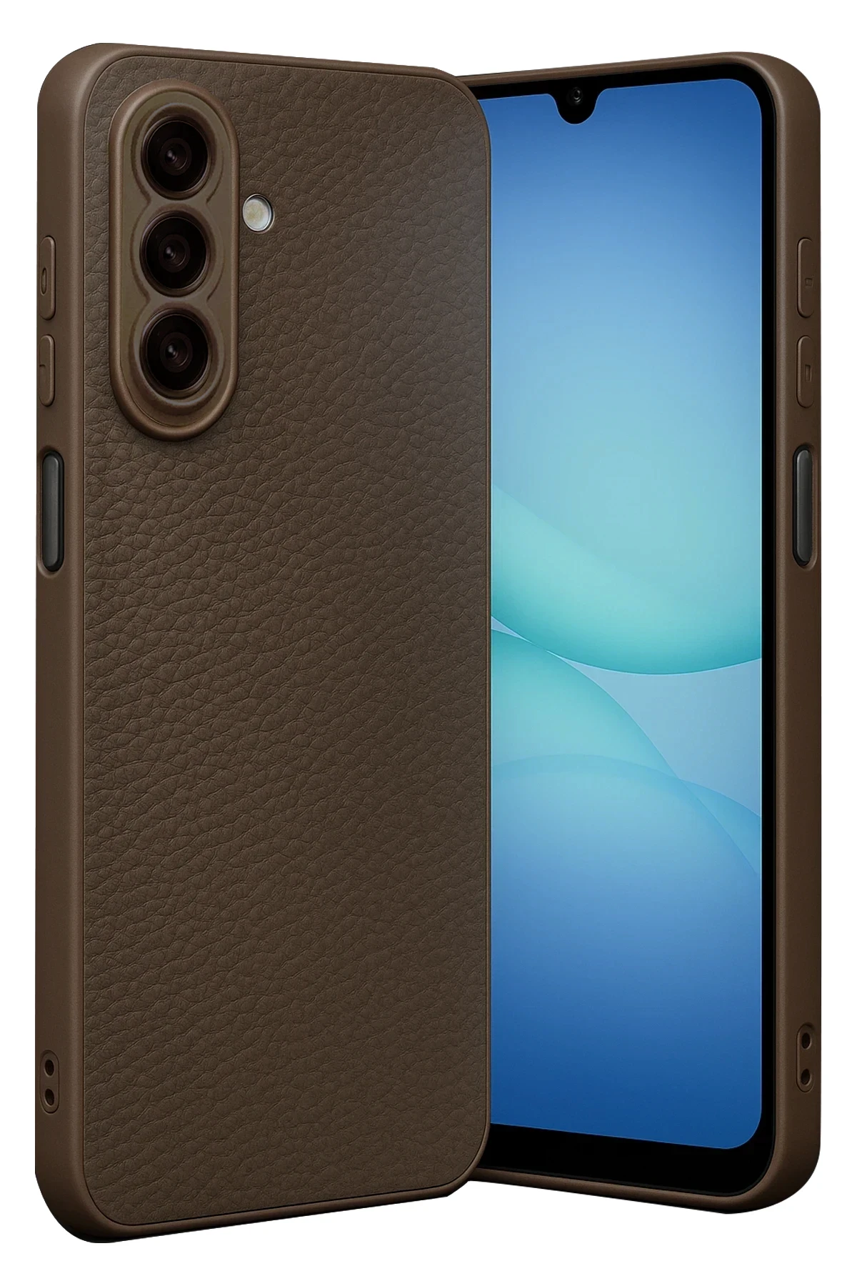Newface Samsung Galaxy A37 5G Thermax Silikon Kılıf - Kahverengi