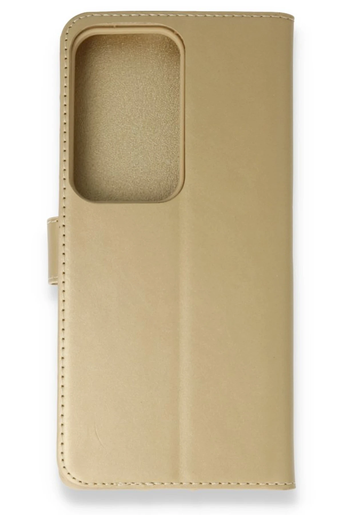 Newface Samsung Galaxy S20 Ultra Trend S Plus Kapaklı Kılıf - Gold