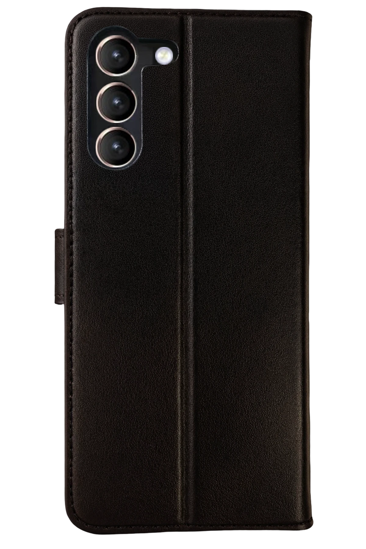 Newface Samsung Galaxy S21 Trend S Plus Kapaklı Kılıf - Siyah