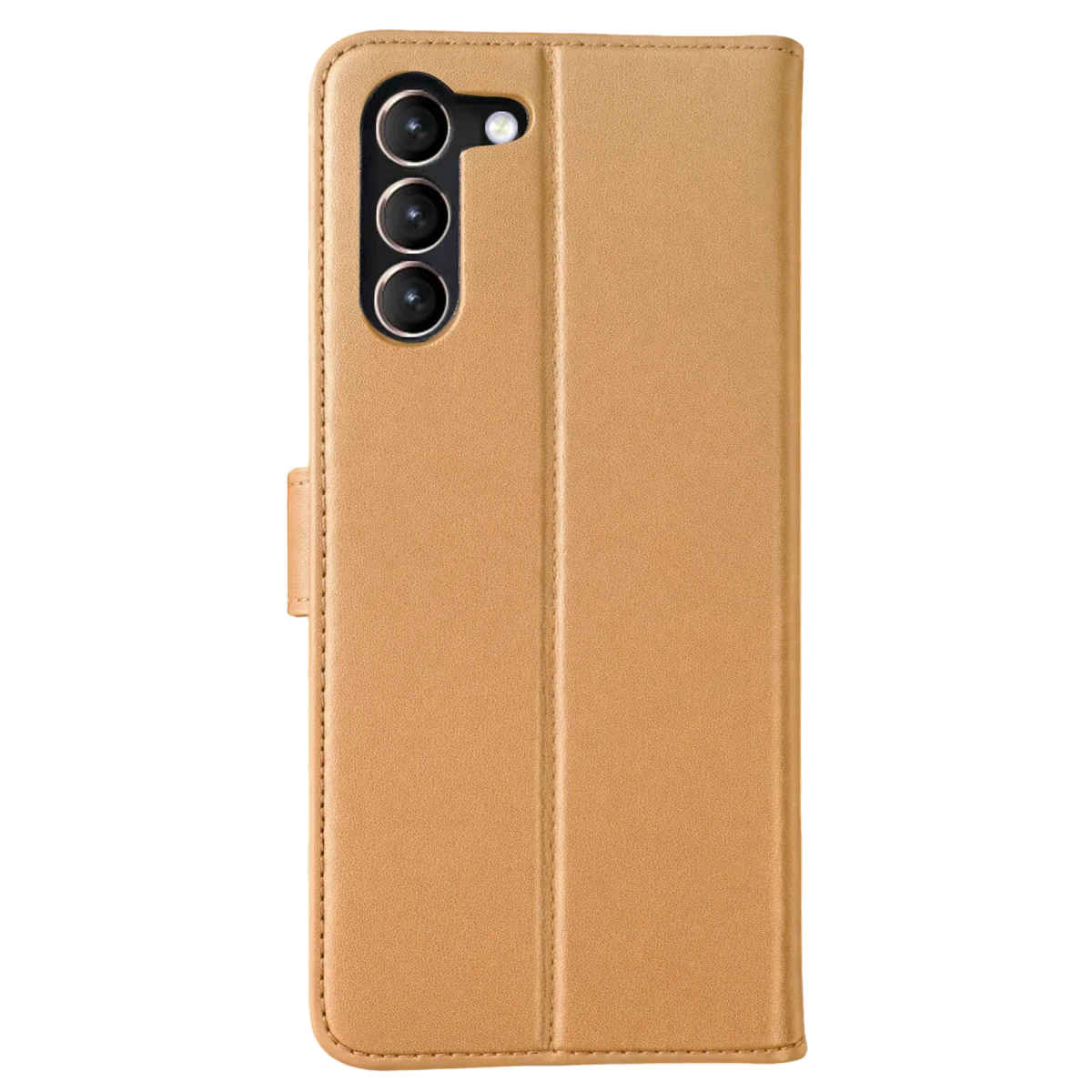 Newface Samsung Galaxy S23 Plus Trend S Plus Kapaklı Kılıf - Gold