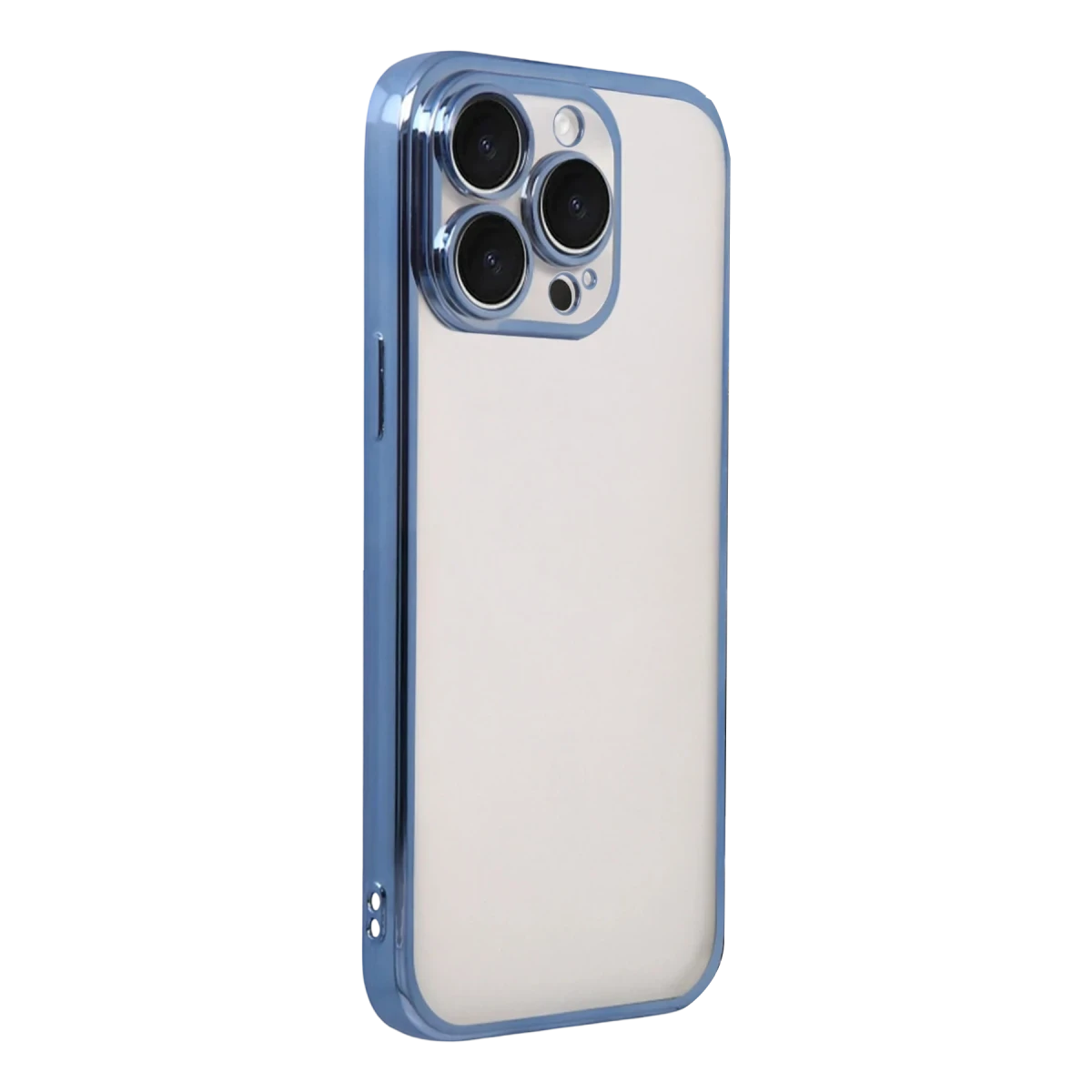 Newface Apple iPhone 15 Pro Max Razer Lensli Silikon - Açık Mavi — görsel 7