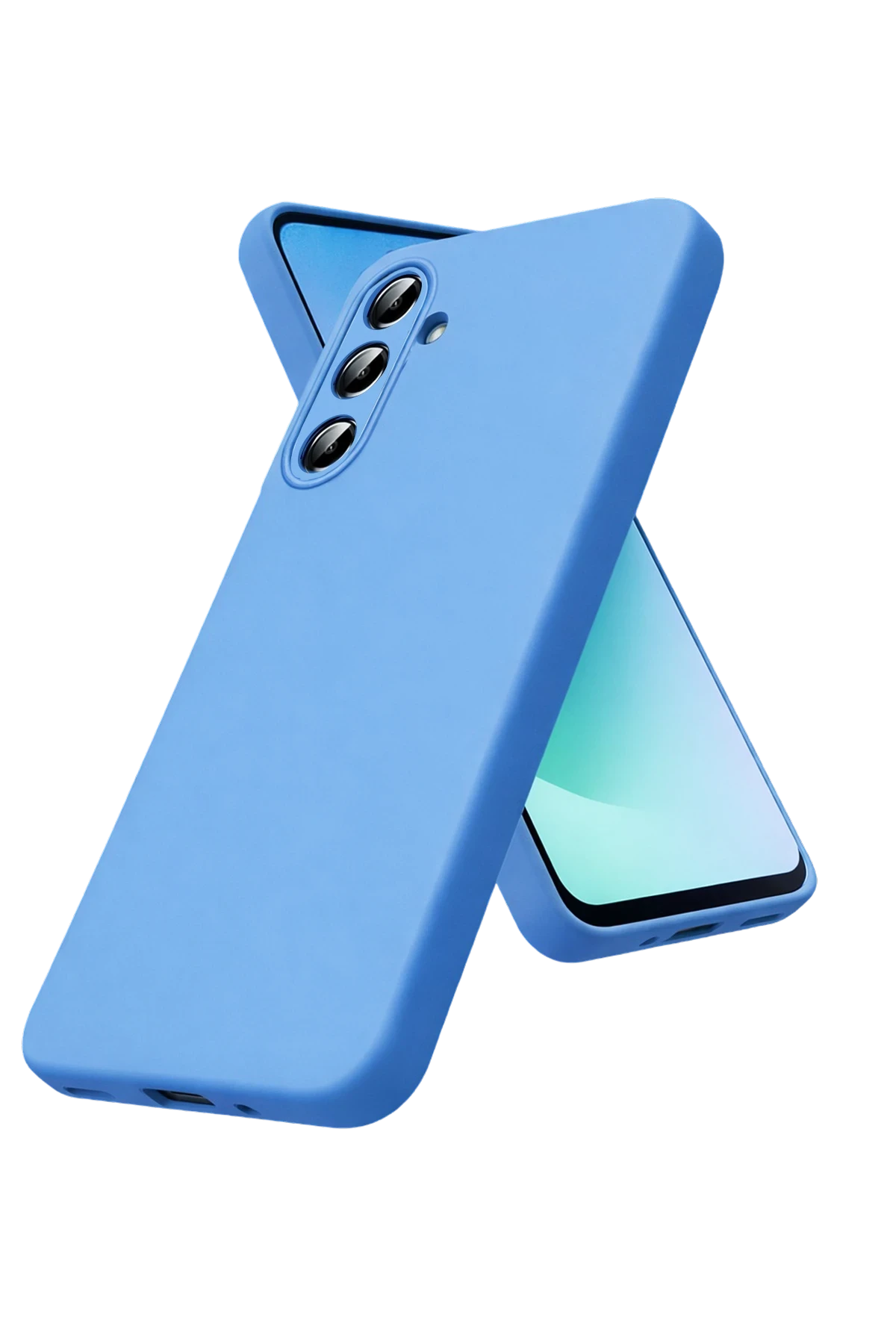 Newface Samsung Galaxy A37 5G First Silikon - Mavi