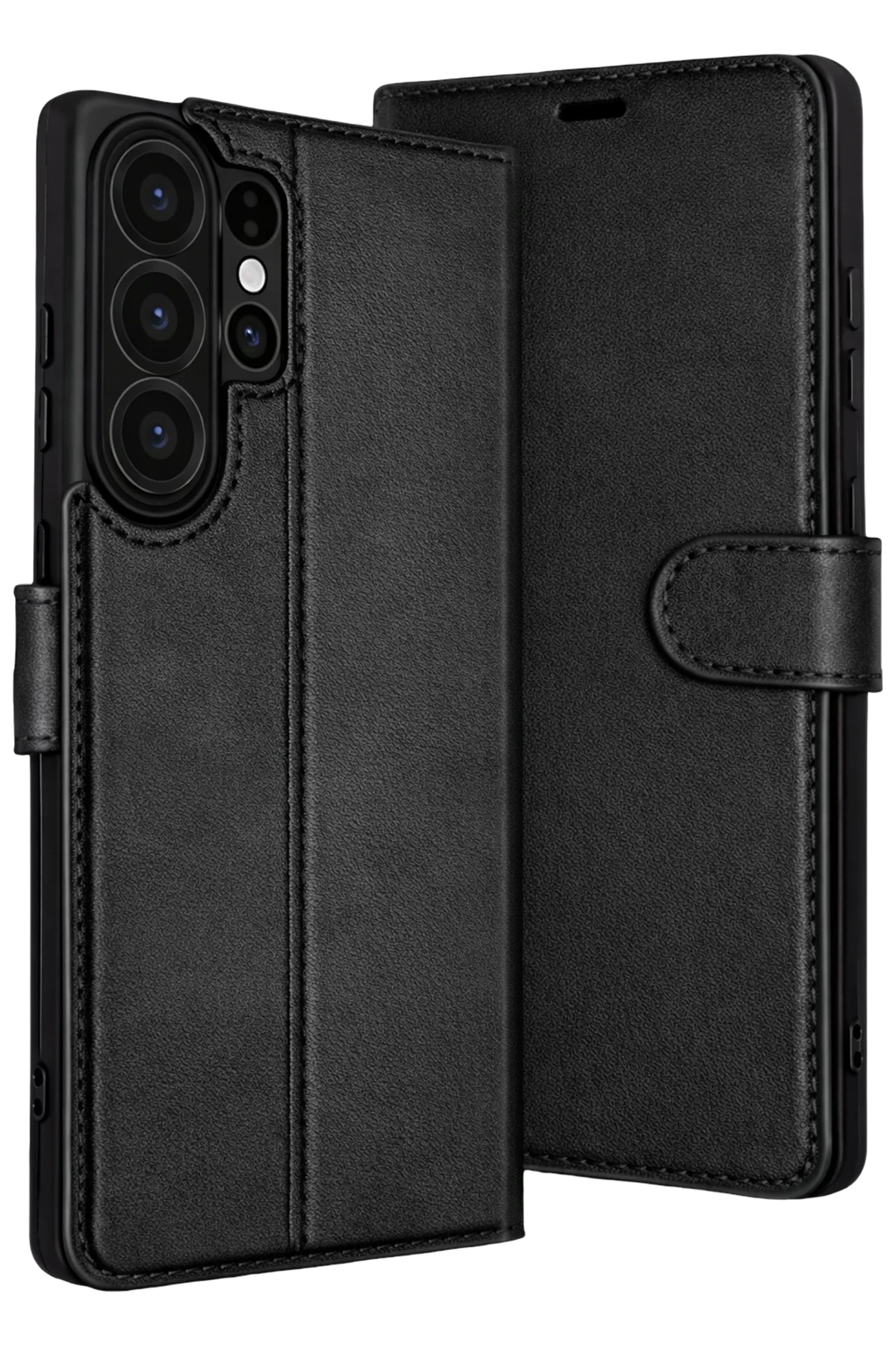 Newface Samsung Galaxy S26 Ultra Trend S Plus Kapaklı Kılıf - Siyah