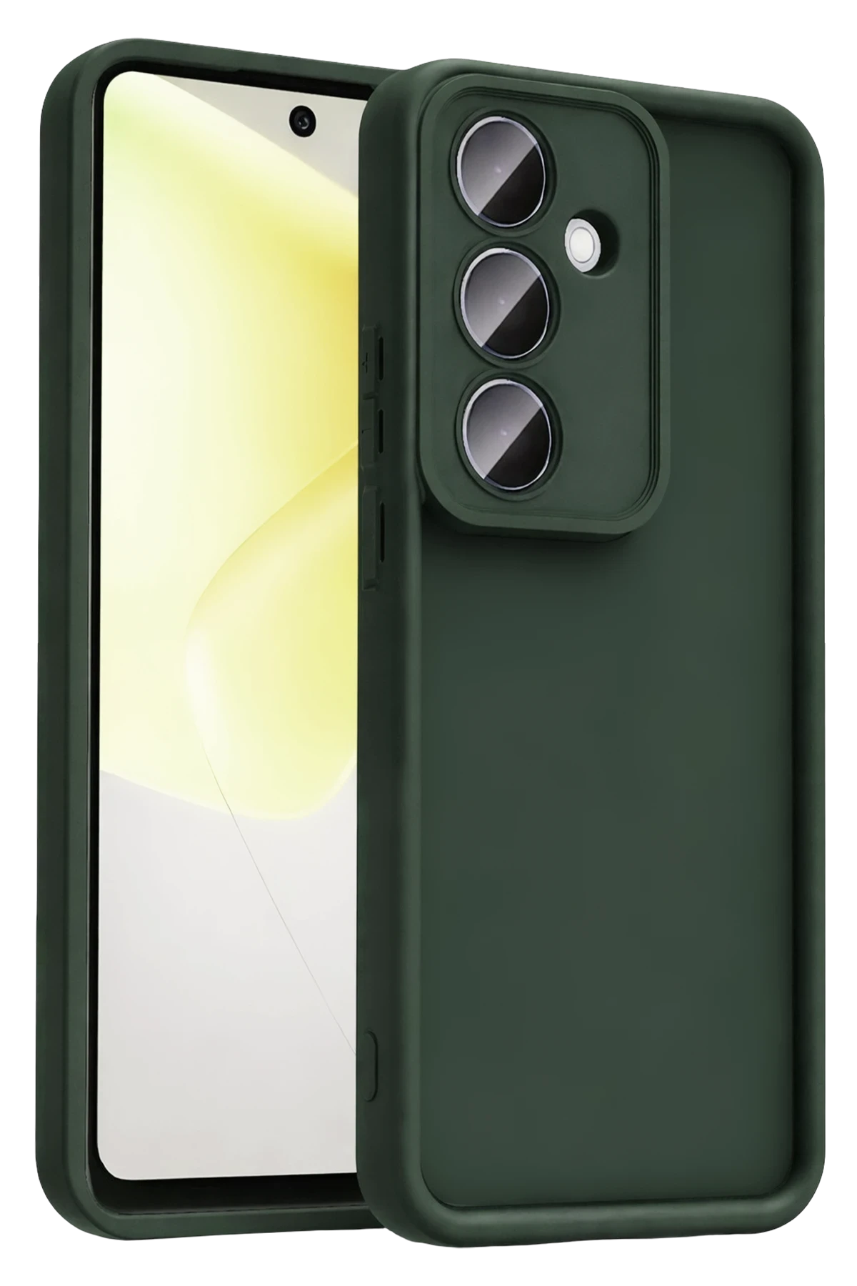 Newface Samsung Galaxy A57 5G Viera Silikon - Koyu Yeşil