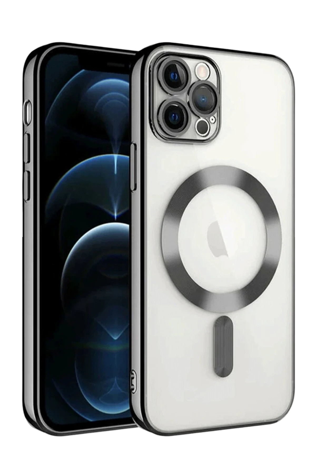 Newface iPhone 13 Pro Kılıf Kross Magneticsafe Kapak - Siyah