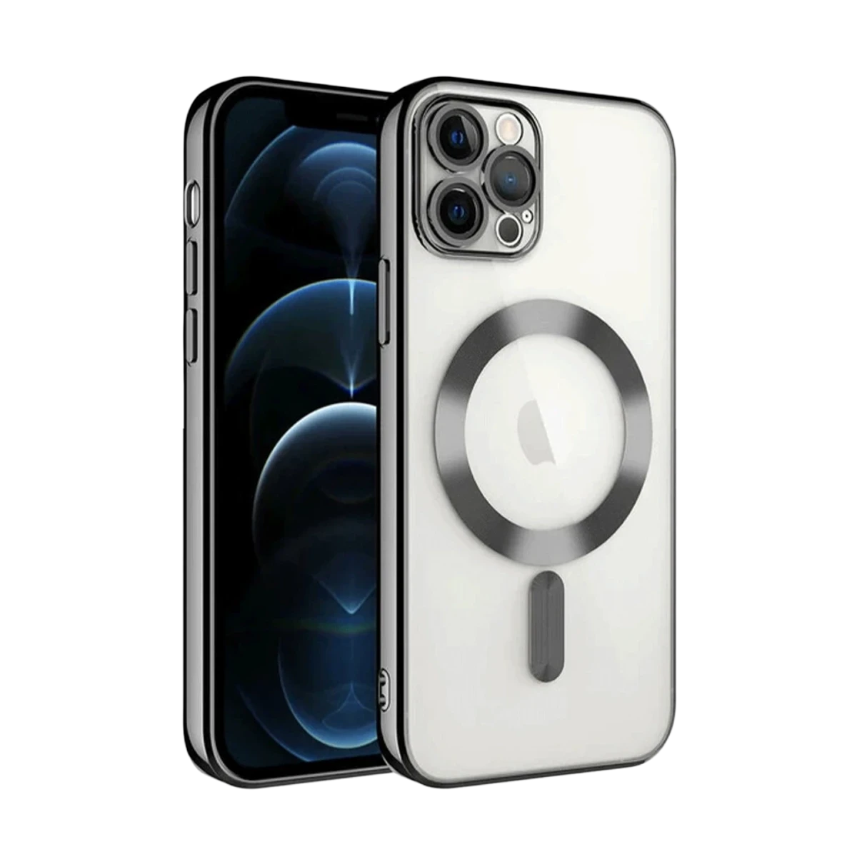Newface Apple iPhone 13 Pro Kılıf Kross Magneticsafe Kapak - Siyah