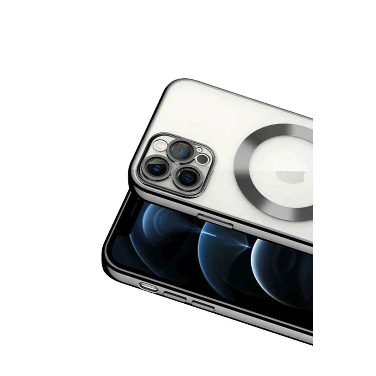Newface Apple iPhone 13 Pro Kılıf Kross Magneticsafe Kapak - Siyah