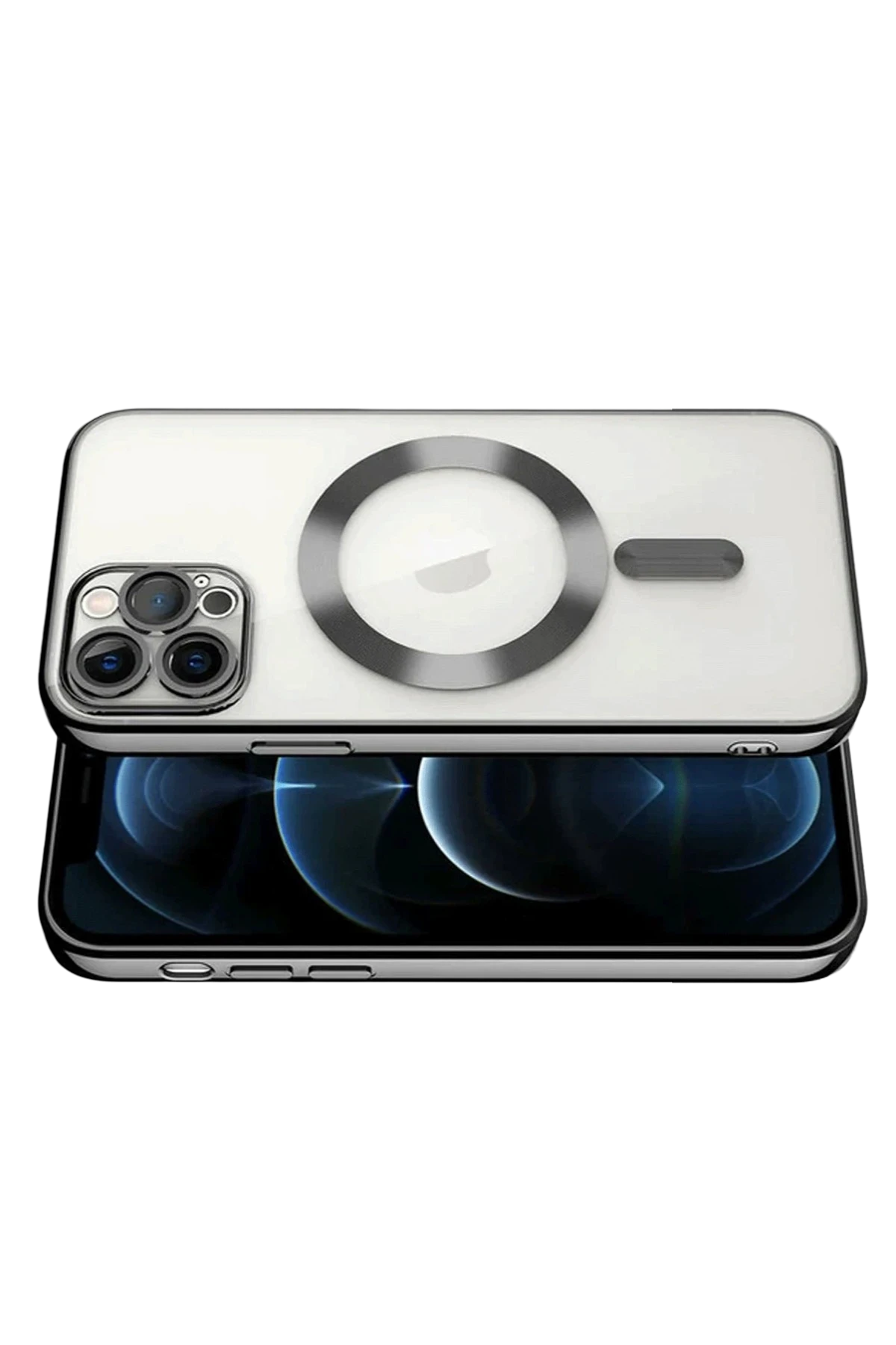 Newface iPhone 13 Pro Kılıf Kross Magneticsafe Kapak - Siyah
