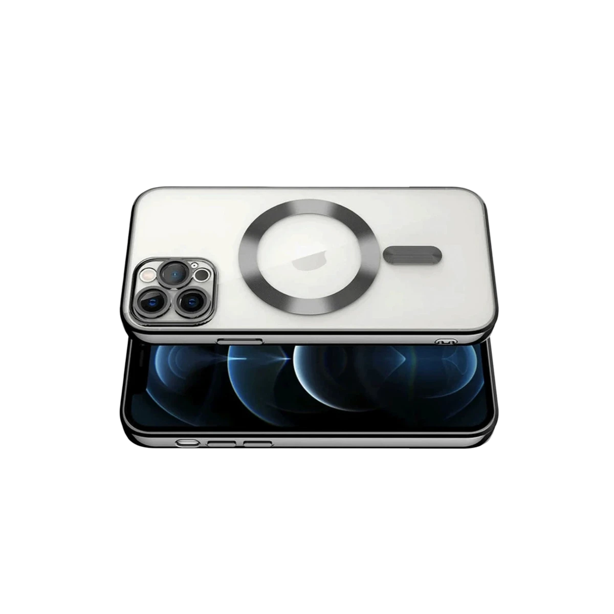 Newface Apple iPhone 13 Pro Kılıf Kross Magneticsafe Kapak - Siyah