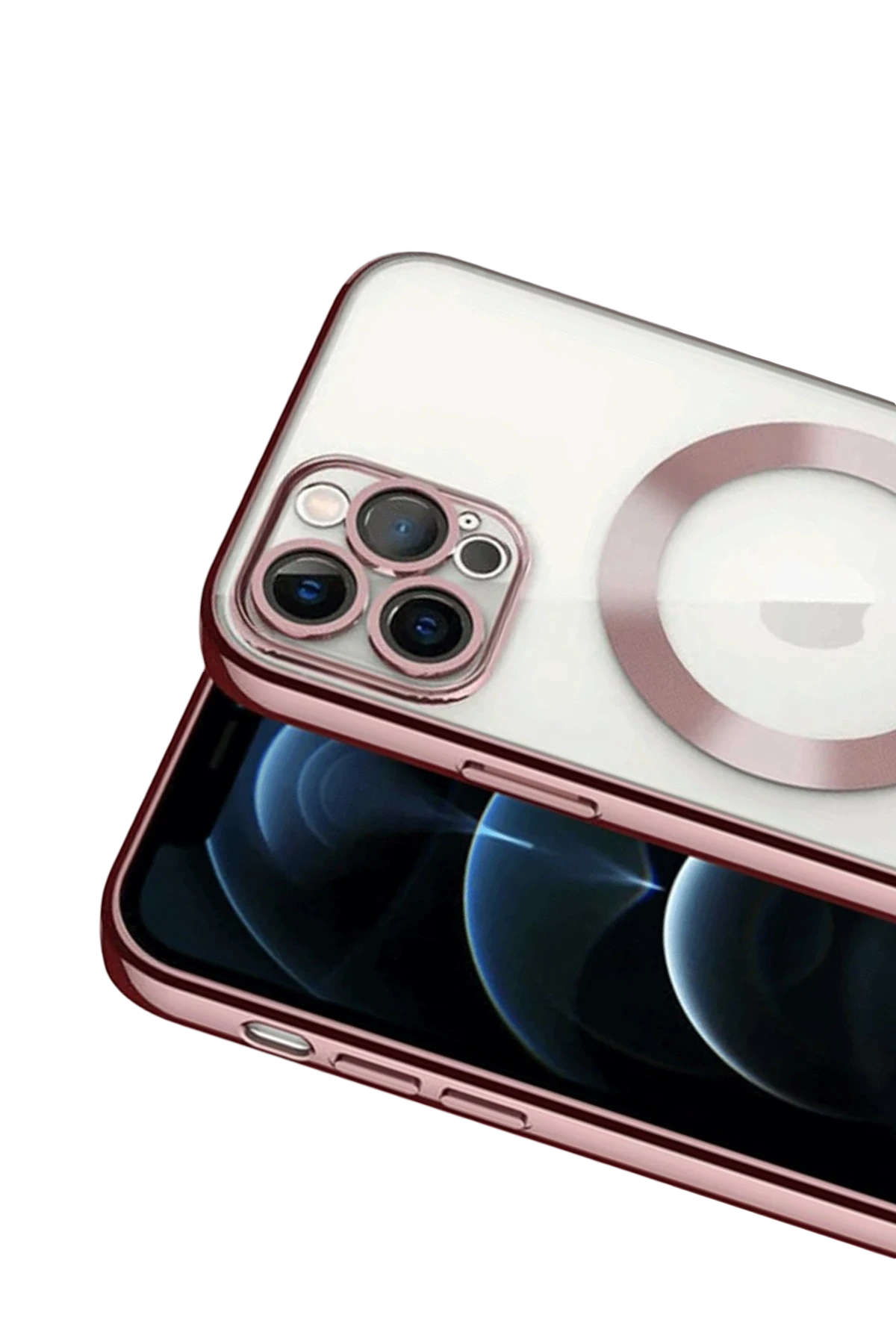 Newface iPhone 13 Pro Kılıf Kross Magneticsafe Kapak - Rose