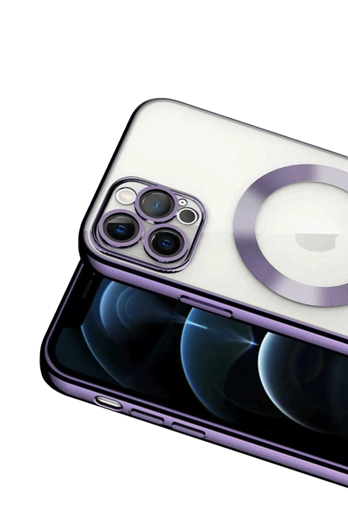 Newface iPhone 13 Pro Kılıf Kross Magneticsafe Kapak - Mor