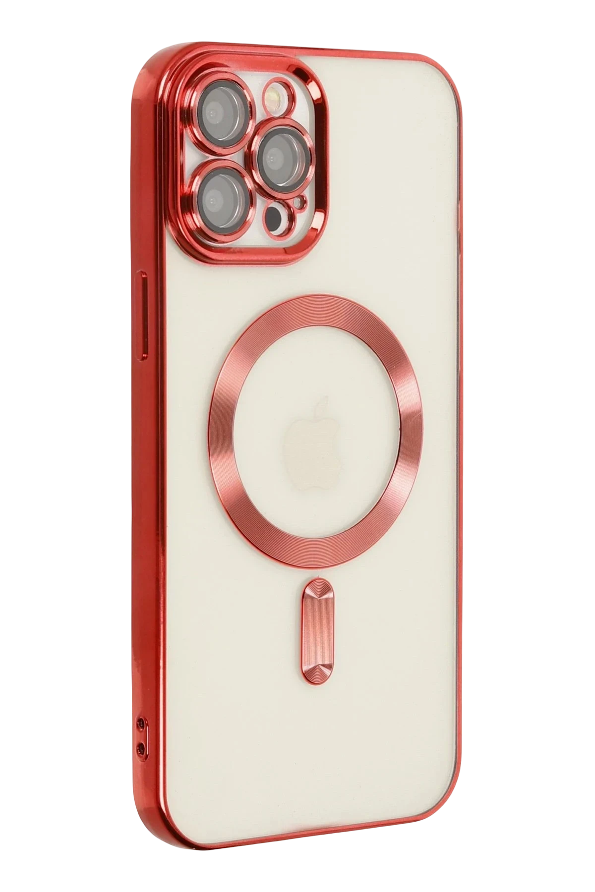 Newface iPhone 13 Pro Kılıf Kross Magneticsafe Kapak - Kırmızı